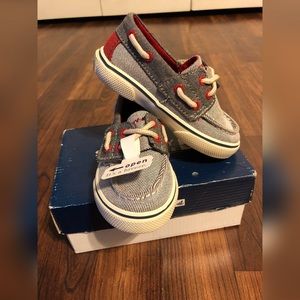 Boys Sperrys Slip On Boat Shoe